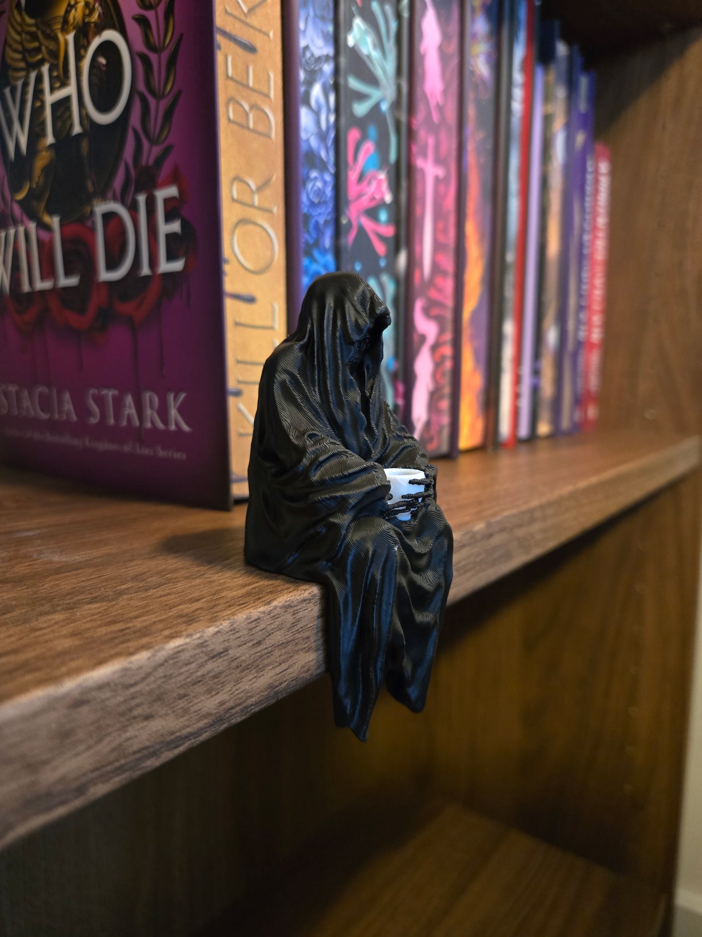 Grim Reaper Book Shelf Sitter