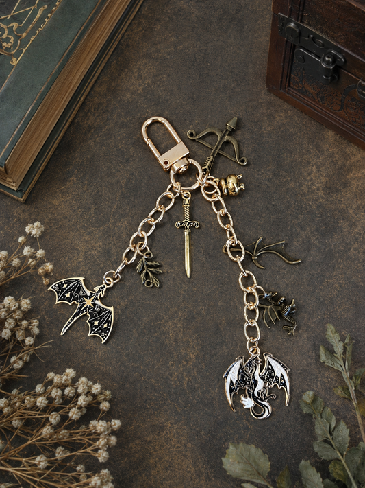 Kindle or Bag Charm - Dragon Fantasy