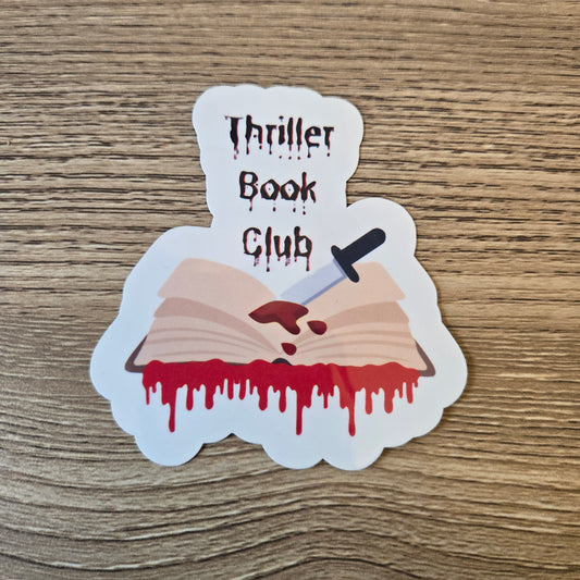 Thriller Book Club Sticker