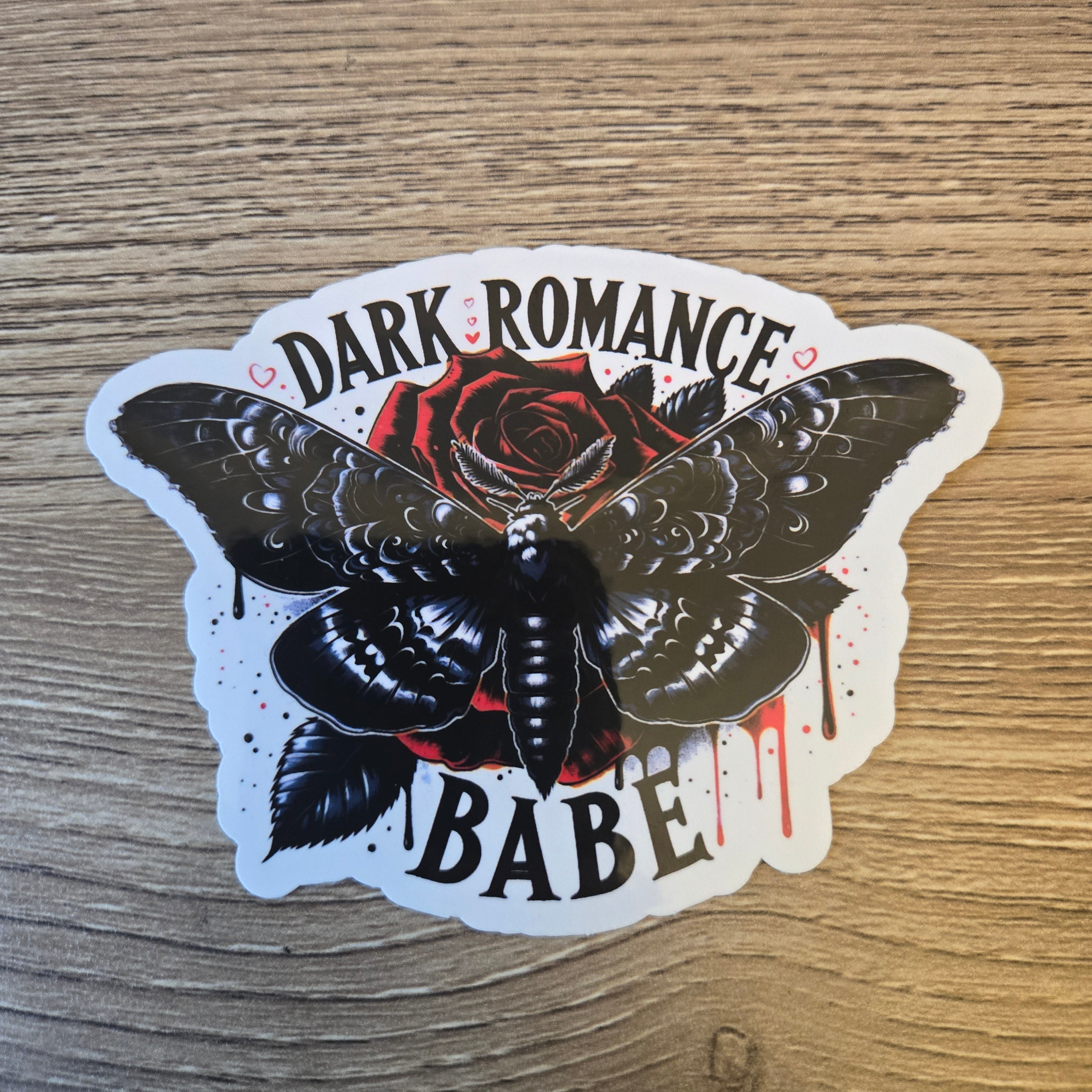 Dark Romance Babe Sticker – The Hidden Story Shop