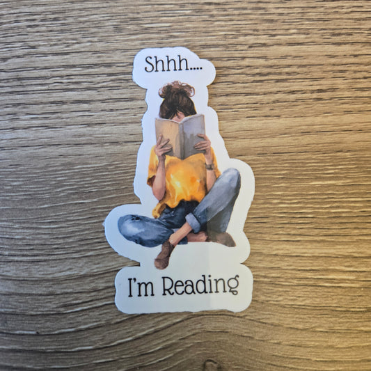 Shhh...I'm Reading Sticker